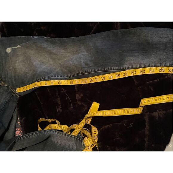 NWT Torrid Premium Womens Blue Dark-Wash Straight-Leg Jeggings Jeans Size 12R - Picture 11 of 16